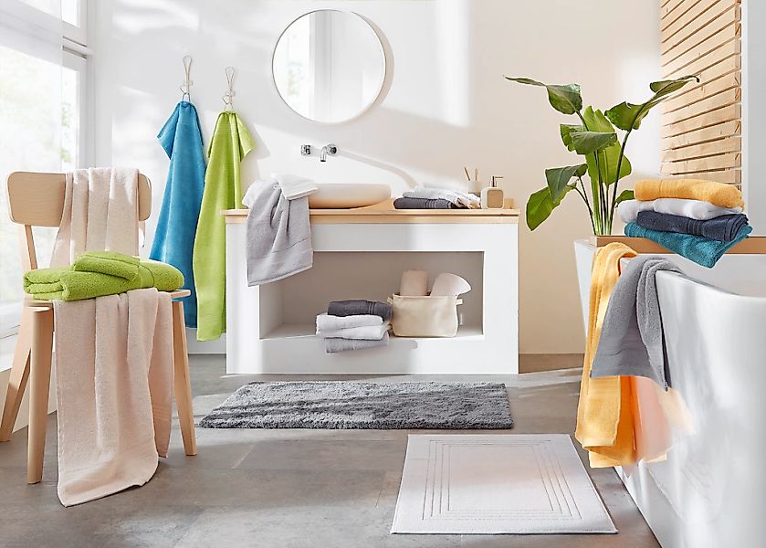 Dyckhoff Waschhandschuh "Siena" mit Bordüre günstig online kaufen