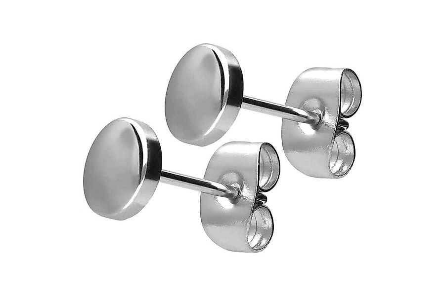 FILANGO Paar Ohrstecker Chirurgenstahl Ohrstecker FLACHE PLATTE (Ohrstecker günstig online kaufen