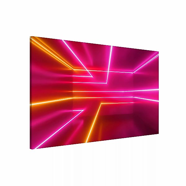 Magnettafel Pink Neon Stripes günstig online kaufen