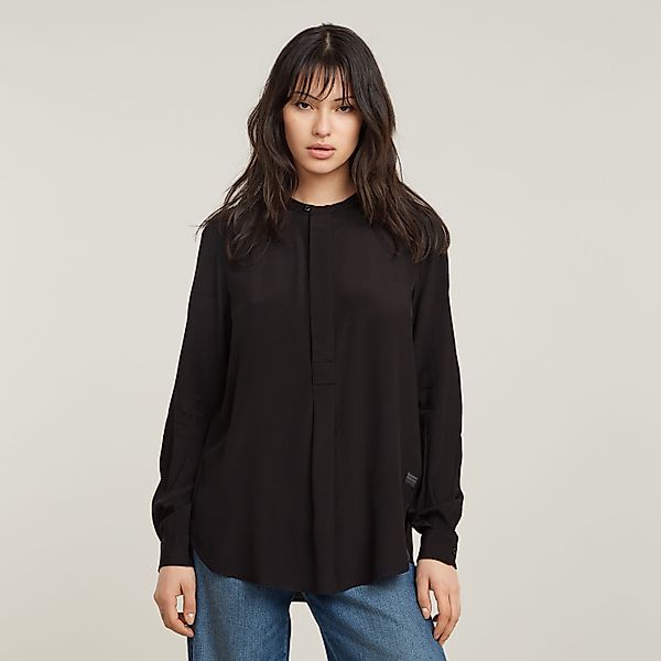 G-STAR Langarmbluse Half Placket Top ls günstig online kaufen