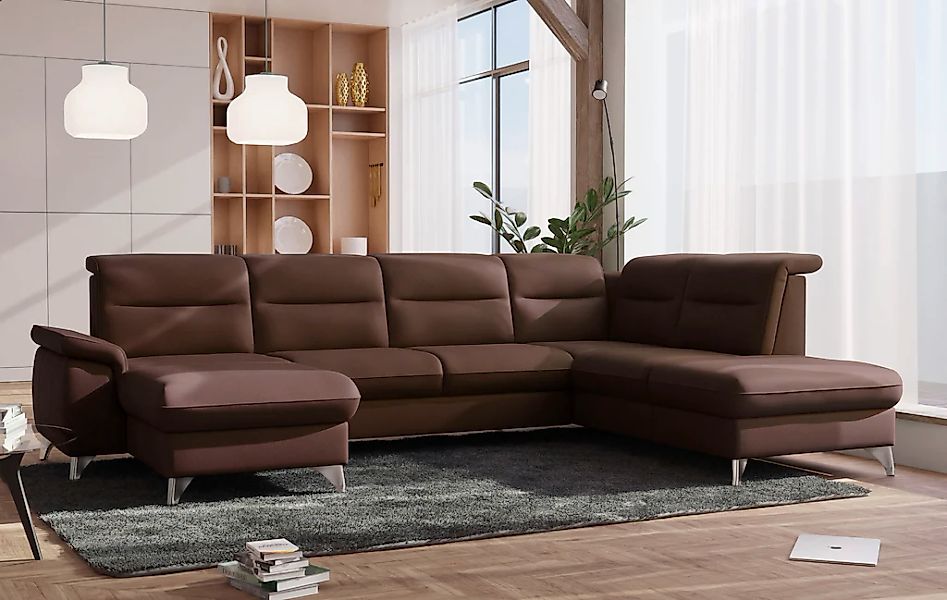 sit&more Wohnlandschaft "Astoria U-Form" wahlweise mit motorischer Relaxfun günstig online kaufen