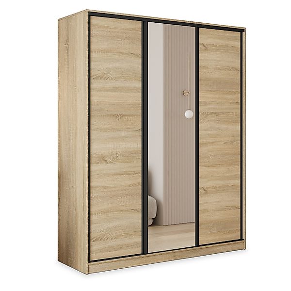 Masseno Schwebetürenschrank TARI Kleiderschrank mit Spiegel günstig online kaufen