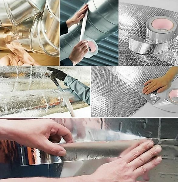 doitBau Dampfsperrklebeband Alu-PP Aluminium Klebeband 75mm x 100m (1-St) günstig online kaufen