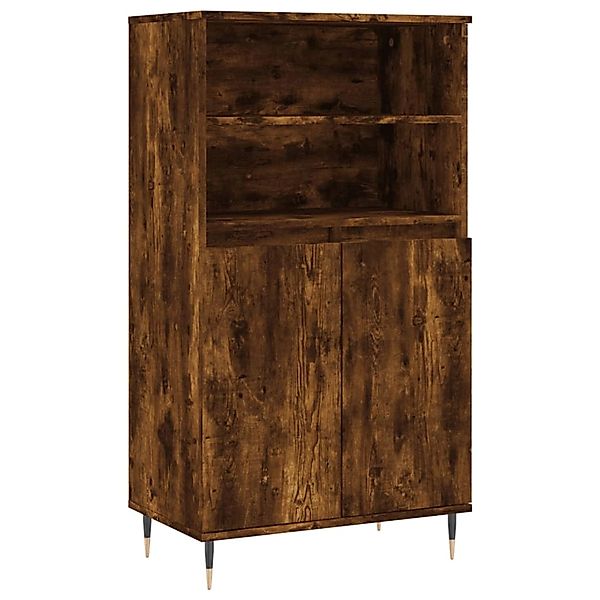 vidaXL Highboard Räuchereiche 60x36x110 cm Holzwerkstoff 831481 günstig online kaufen