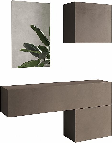 INOSIGN Garderoben-Set "Infinity, 4tlg. Breite 138 cm, Höhe variabel, moder günstig online kaufen