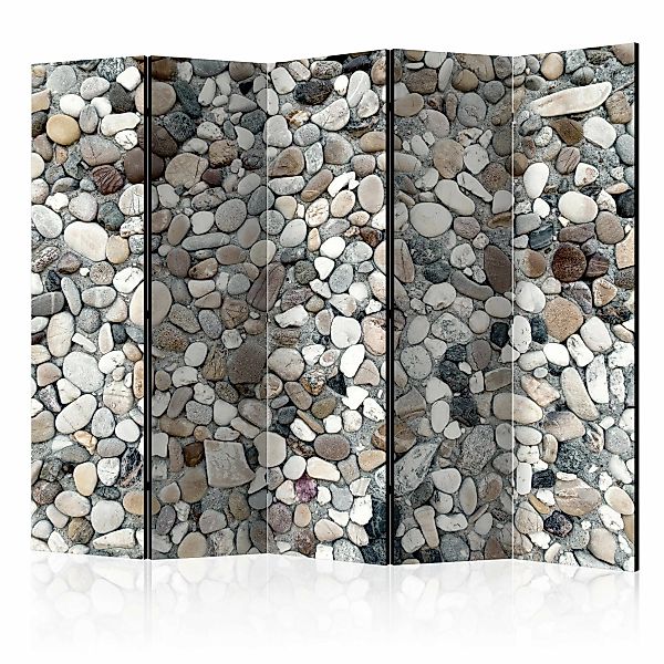 5-teiliges Paravent - Beach Pebbles Ii [room Dividers] günstig online kaufen