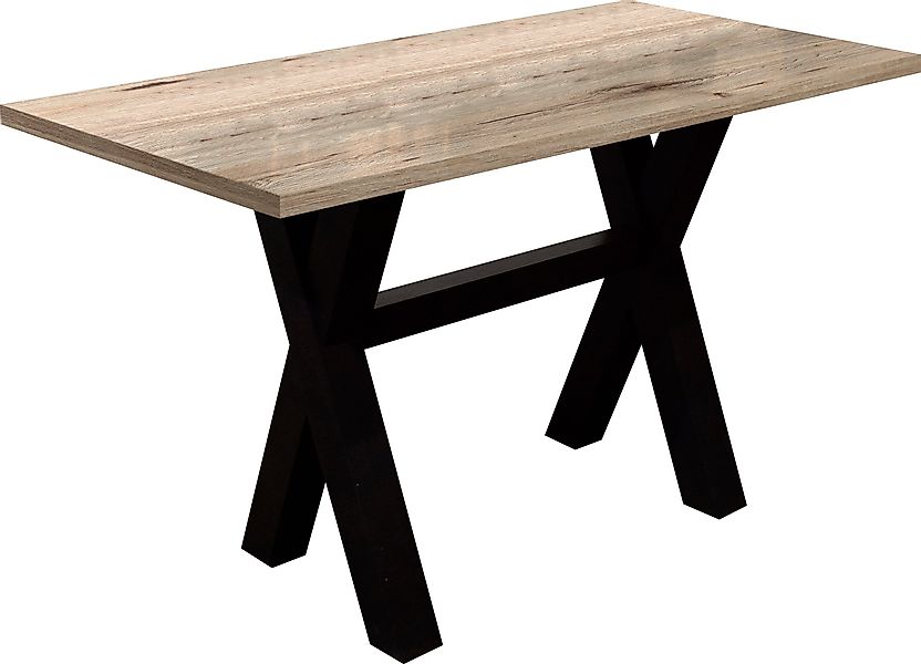 Mäusbacher Bartisch, Gestell in X-Form (Breite günstig online kaufen