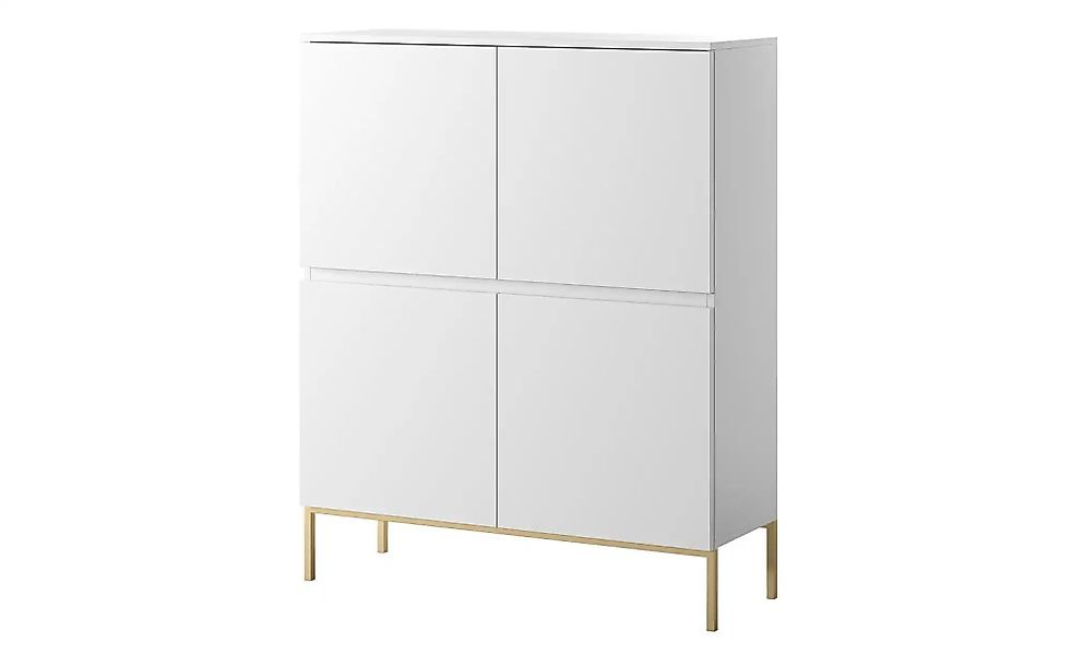 Highboard  Bemmi ¦ weiß ¦ Maße (cm): B: 100 H: 122 Kommoden & Sideboards > günstig online kaufen