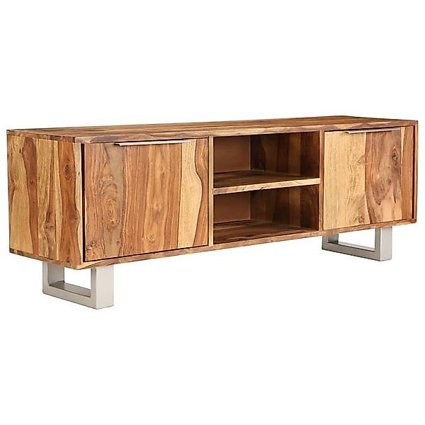 furnicato TV-Schrank Massivholz Akazie Honigbraun 118x30x40 cm (1-St) günstig online kaufen