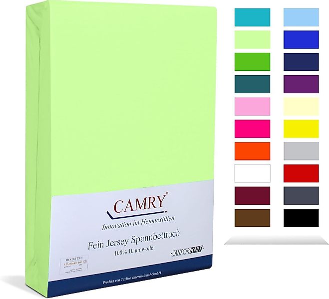 Camry Spannbettlaken CLASSIC, Jersey Baumwolle, Gummizug: günstig online kaufen