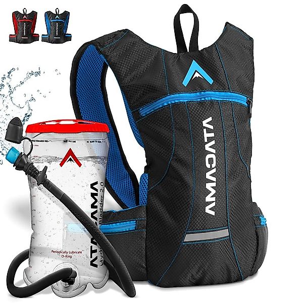 Atacama Rucksack 350 g ultra-leicht mit Polsterung und Bladder, Wandern Lau günstig online kaufen