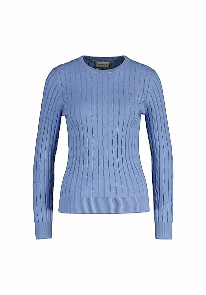 Gant Sweater "Strickpullover STRETCH COTTON CABLE C-NECK" günstig online kaufen