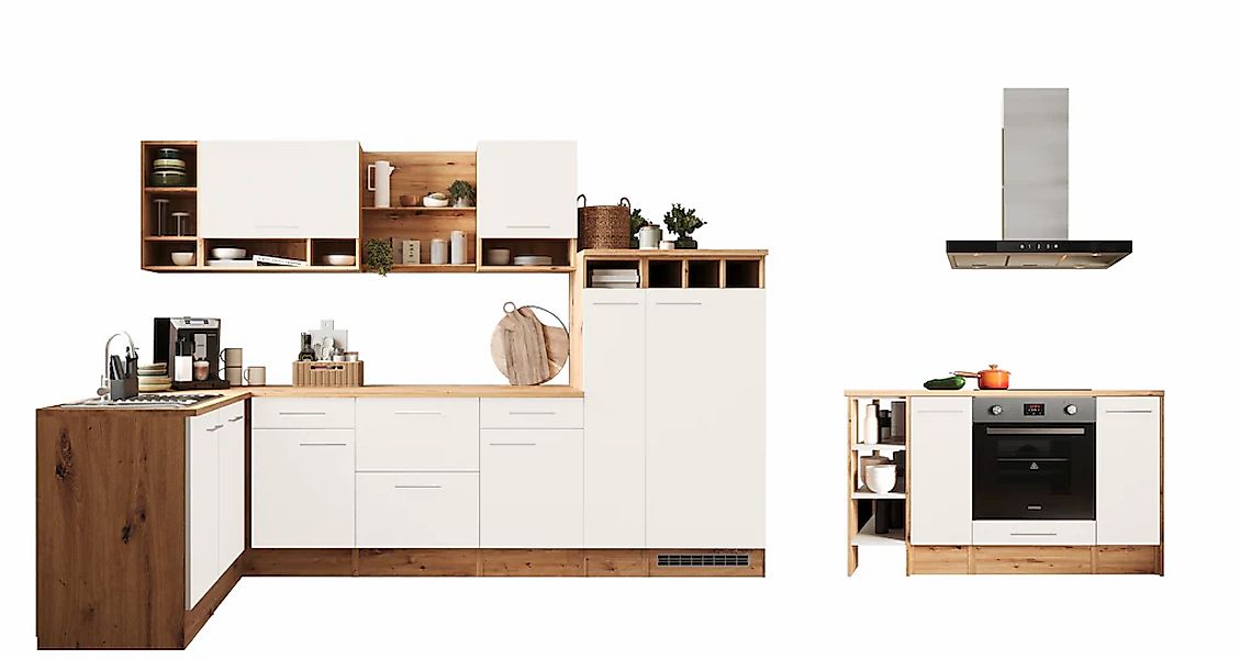 RESPEKTA Kücheninsel "Hilde" Breite 310 cm, 90 cm Arbeitshöhe, in exklusive günstig online kaufen