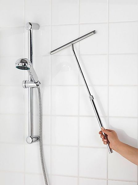 WENKO Duschabzieher Teleskop, mit Teleskopgriff 37-59 cm, Edelstahl rostfre günstig online kaufen