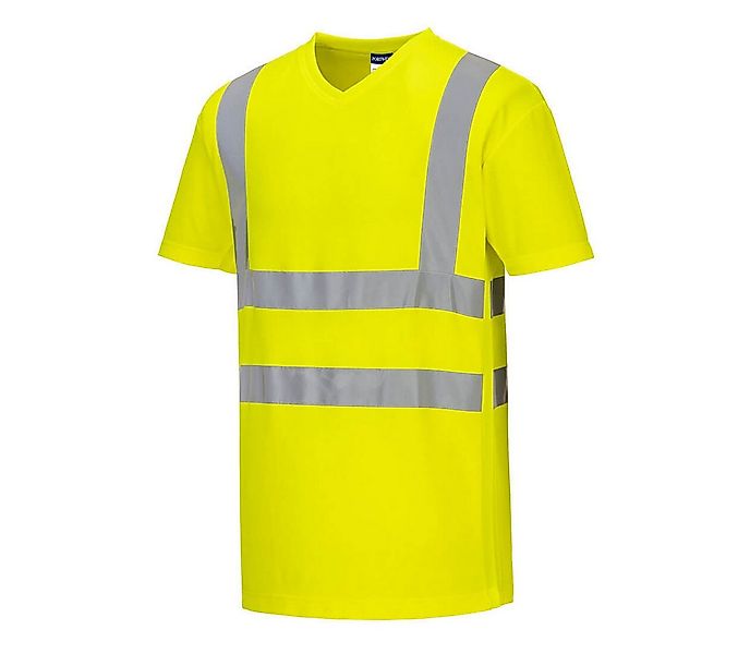 Portwest T-Shirt Warnschutz Cotton Comfort T-Shirt mit MeshAir Einsatz kurz günstig online kaufen