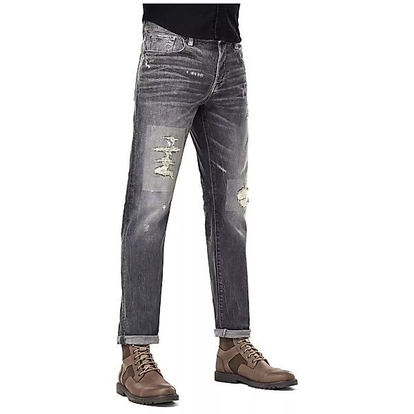 G-star 3301 Straight Tapered Jeans 30 Faded Gravel Grey Restored günstig online kaufen