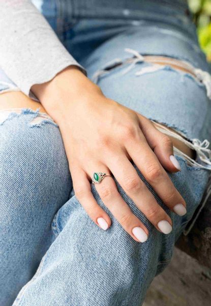 mantraroma Silberring BAGHIMI Ellipse aus 925 günstig online kaufen