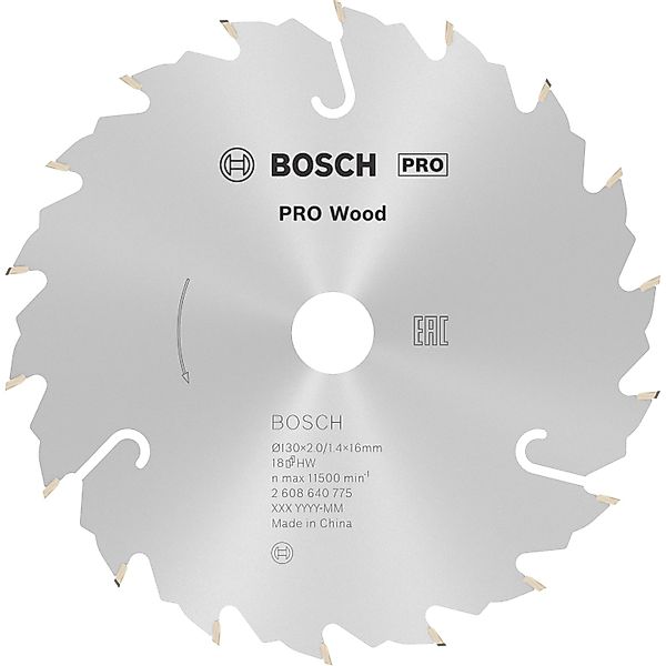 Bosch Kreissägeblatt Speedline Wood 130 mm x 16 mm x 2 mm günstig online kaufen