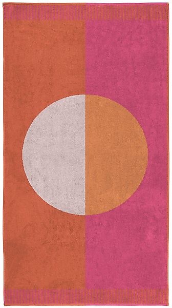 Seahorse Strandtuch "Colorblock Circle" 100x180, für Strand und Pool, Trend günstig online kaufen