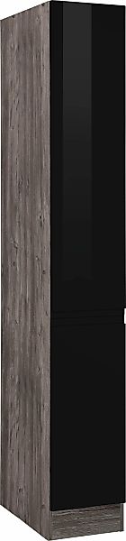 KOCHSTATION Apothekerschrank "KS-Virginia", 200 cm hoch 30 cm breit, 2 Ausz günstig online kaufen