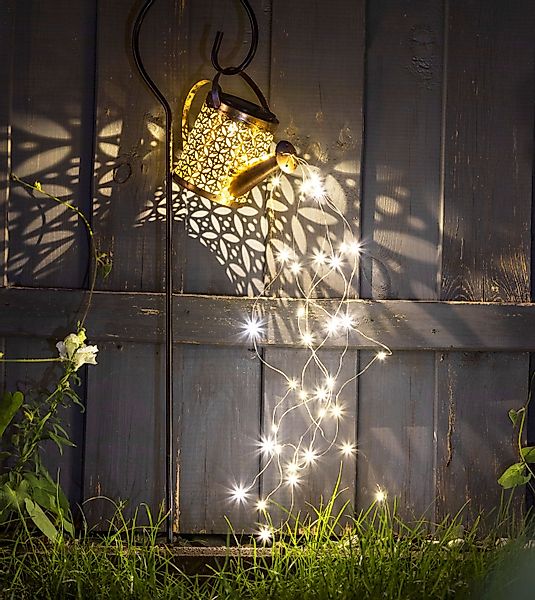 Spetebo LED Solarleuchte LED Solar Gießkanne günstig online kaufen
