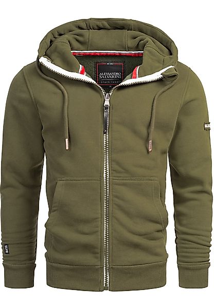 Alessandro Salvarini Sweatjacke "ASBergamo" aus hochwertigem, warmem Materi günstig online kaufen