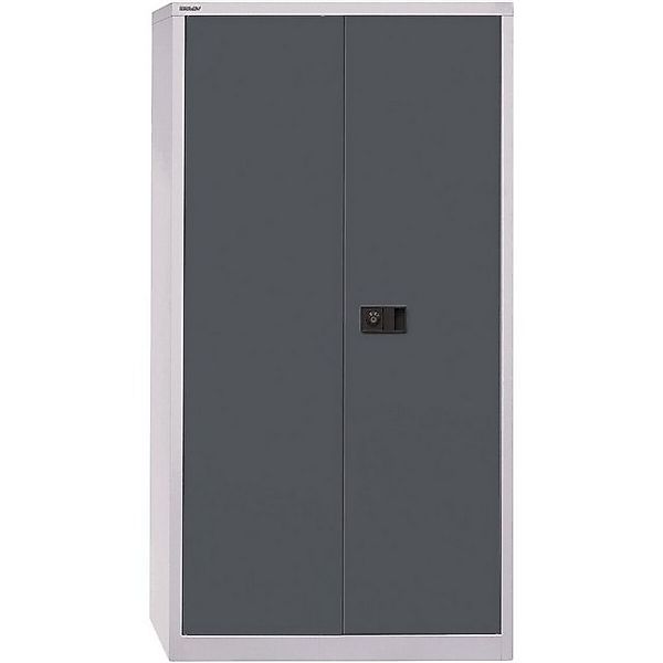 Bisley Aktenschrank Flügeltürenschrank Universal Stahl 4 Ordnerhöhen 3 Fach günstig online kaufen
