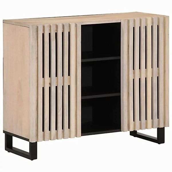 vidaXL Fächerschrank Sideboard 90x34x75 cm Massivholz (1-St) günstig online kaufen