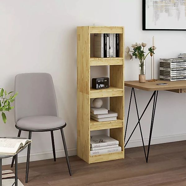 Bücherregal Raumteiler 40x30x135,5 Cm Massivholz Kiefer günstig online kaufen