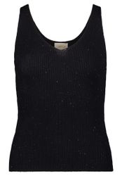 Cartoon Trägertop Damen Strick-Top im Glitzer-Look günstig online kaufen