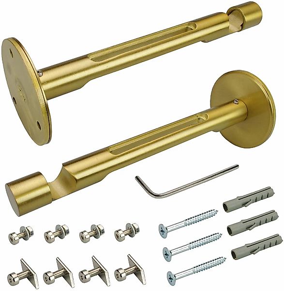 Liedeco Kombiträger für Gardinenstangen und Flächenvorhangschienen Ø 16 mm günstig online kaufen