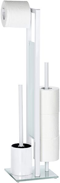 WENKO WC-Garnitur Rivalta, integrierter Toilettenpapierhalter und günstig online kaufen