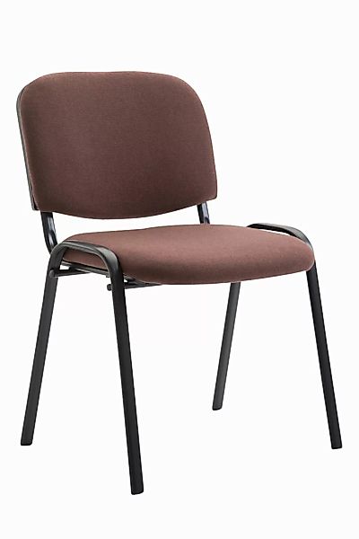 CLP Besucherstuhl Ken, stapelbares Metallgestell, Stoff-Bezug günstig online kaufen