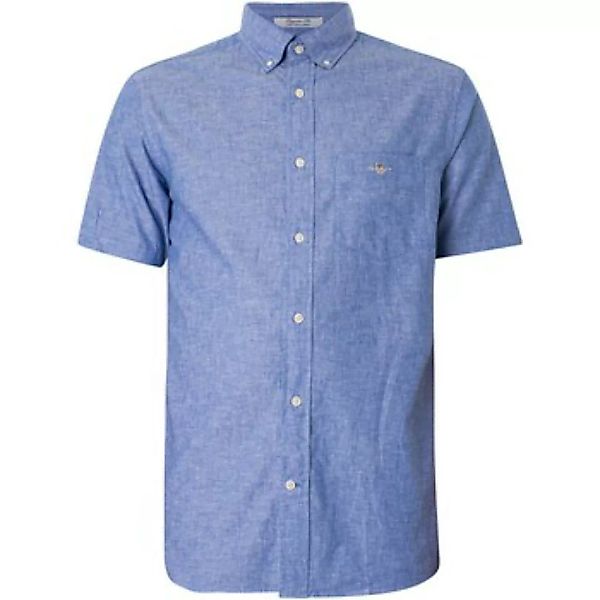 Gant  Kurzarm Hemdbluse Normales, kurzärmliges Hemd aus Baumwollleinen günstig online kaufen
