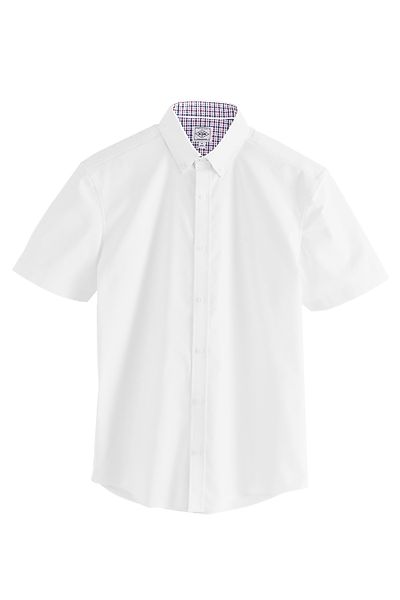 Next Kurzarmhemd Oxford-Kurzarmhemd mit Stretch (1-tlg) günstig online kaufen