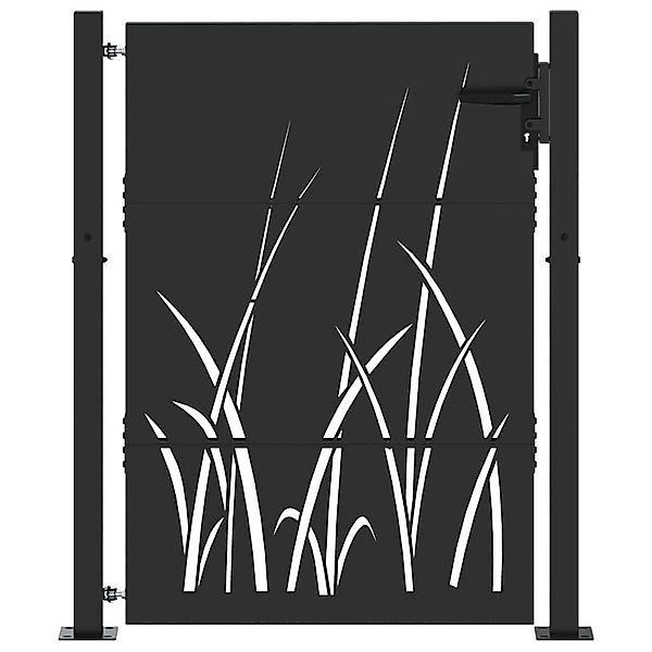 vidaXL Gartentor Gartentor Schwarz 105 x günstig online kaufen