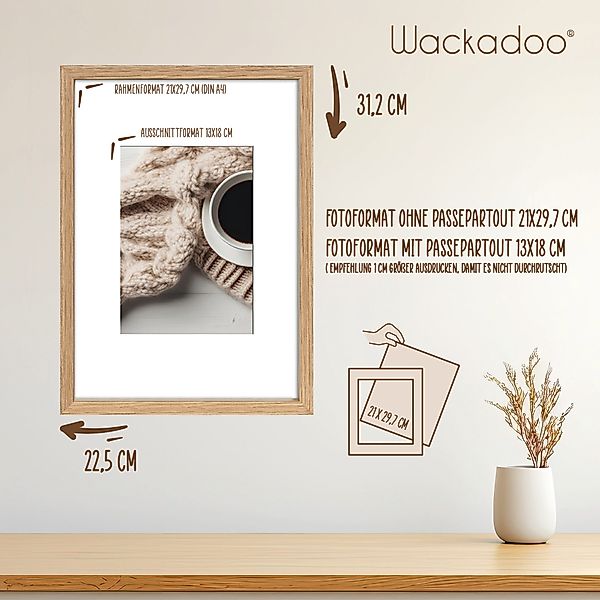 Wackadoo Living Bilderrahmen Serie Nordic MDF günstig online kaufen