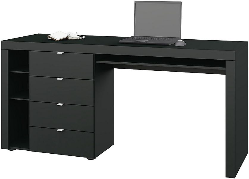 borchardt Möbel Schreibtisch Dolly, mit 3 Fächern und 4 Schubkästen günstig online kaufen