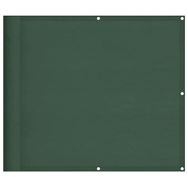 vidaXL Balkon-Sichtschutz Dunkelgrün 90x700 cm 100 % Polyester-Oxford 40002 günstig online kaufen