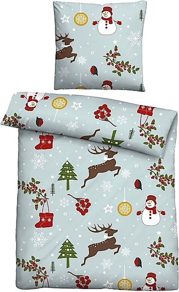 Castell - Markenbettwäsche Bettwäsche "0301128" 2 Stk. tlg. wohlig warm, te günstig online kaufen