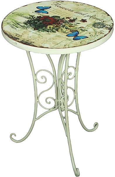 Garden Pleasure Gartentisch FLORAL günstig online kaufen