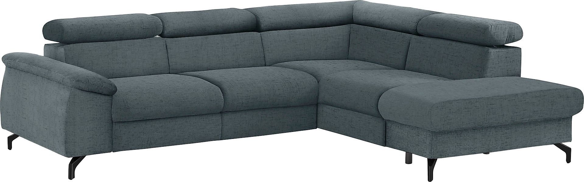 COTTA Ecksofa Komaris L-Form, mit Kopfteilverstellung, günstig online kaufen