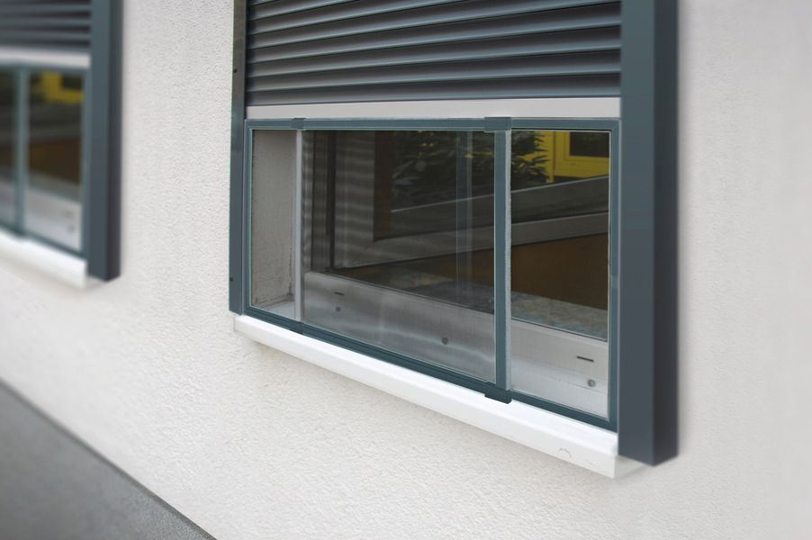 SCHELLENBERG Insektenschutz-Fensterrahmen "ausziehbares Fliegengitter Schie günstig online kaufen