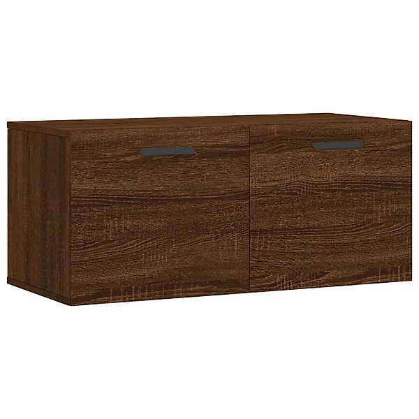 vidaXL Wandschrank Braun Eichen-Optik 80x36,5x35 cm Holzwerkstoff Modell 5 günstig online kaufen