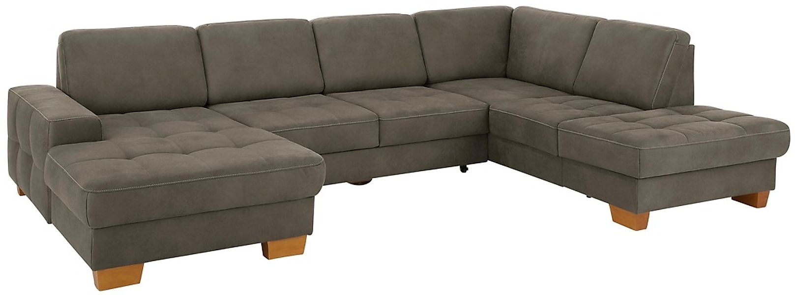 Home affaire Wohnlandschaft »Puccini U-Form« mit Federkern, Sitztiefenverst günstig online kaufen