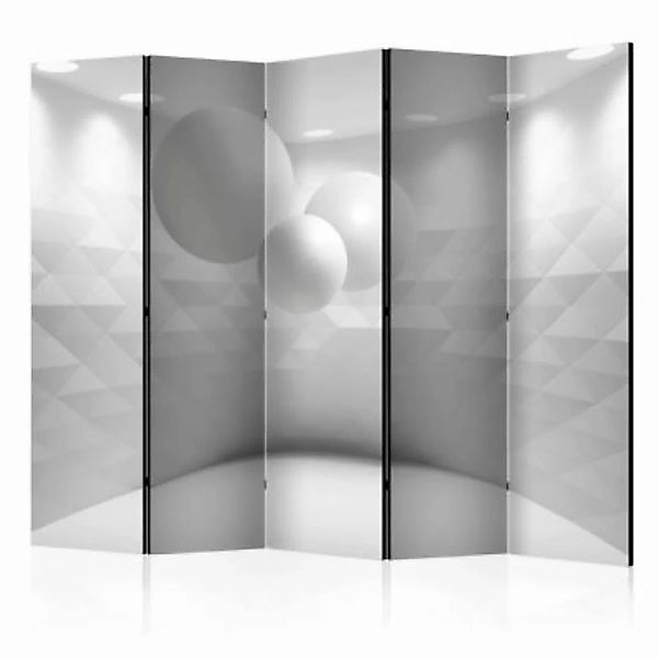 artgeist Paravent Geometric Room II [Room Dividers] schwarz/weiß Gr. 225 x günstig online kaufen