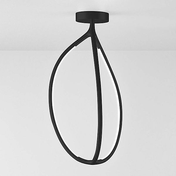 Artemide Arrival Deckenleuchte, App, schwarz, 70cm günstig online kaufen