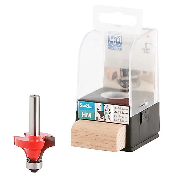 LUX-TOOLS HM-Abrundfräser 31,8 mm günstig online kaufen