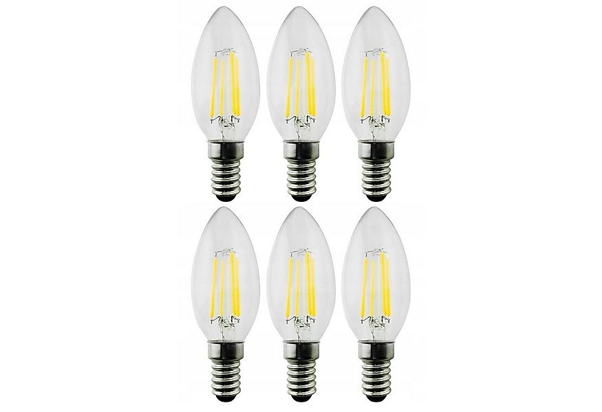 Maclean LED-Leuchtmittel, E14, 6 St., Warmweiß, 4W [40W] 470 Lumen oder 6W günstig online kaufen