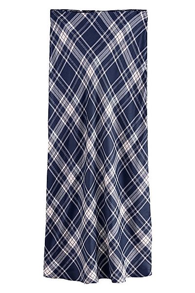 Next Midirock Gemusterter Midirock aus Satin (1-tlg) günstig online kaufen